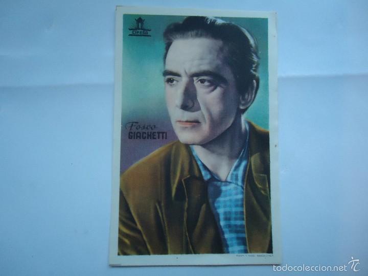 Cine: PROGRAMA DE FOSCO GIACHETTI. DE CIFESA. S/P.