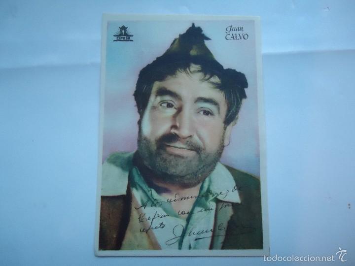 Cine: PROGRAMA DE JUAN CALVO, DEDICADO Y FIRMADO, DE CIFESA. S/P.