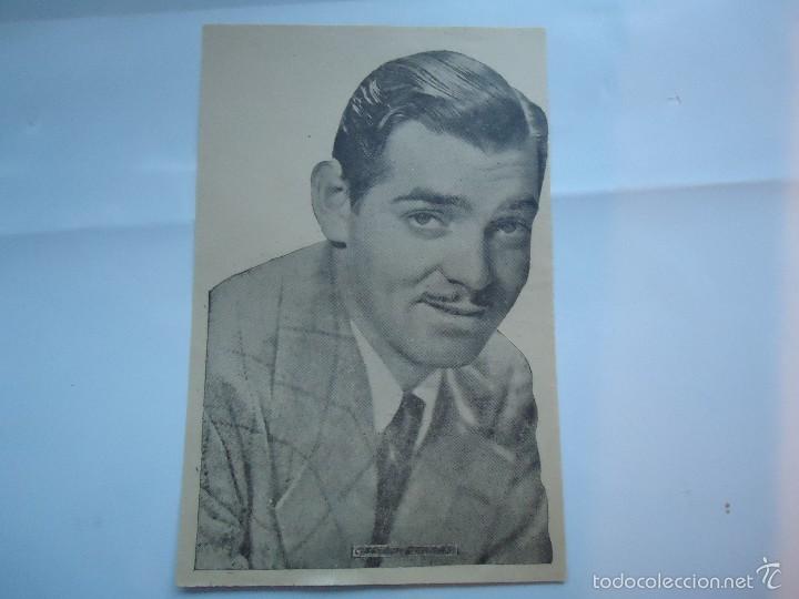 Cine: PROGRAMA DE CLARK GABLE. COPIA EN PAPEL DE COLOR, PARTE INFERIOR PONE. CINE ECHEGARAY.