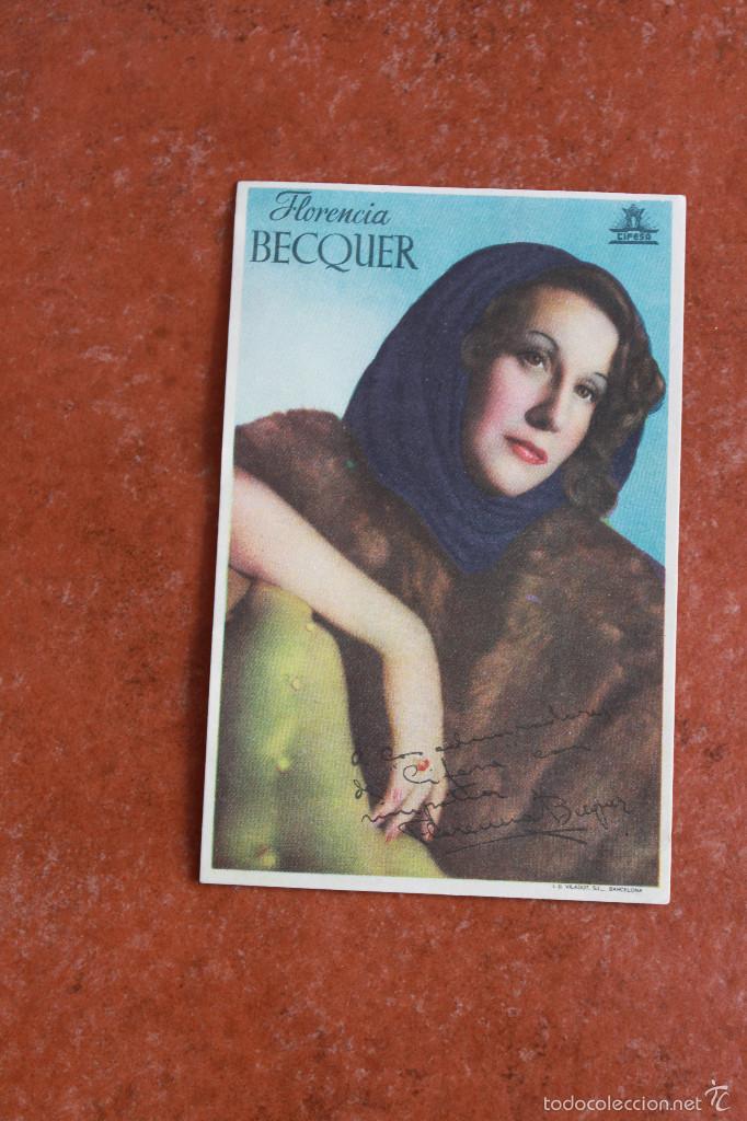 Cine: FLORENCIA BECQUER: CIFESA: TAMA&Ntilde;O 9 X 14 CMS
