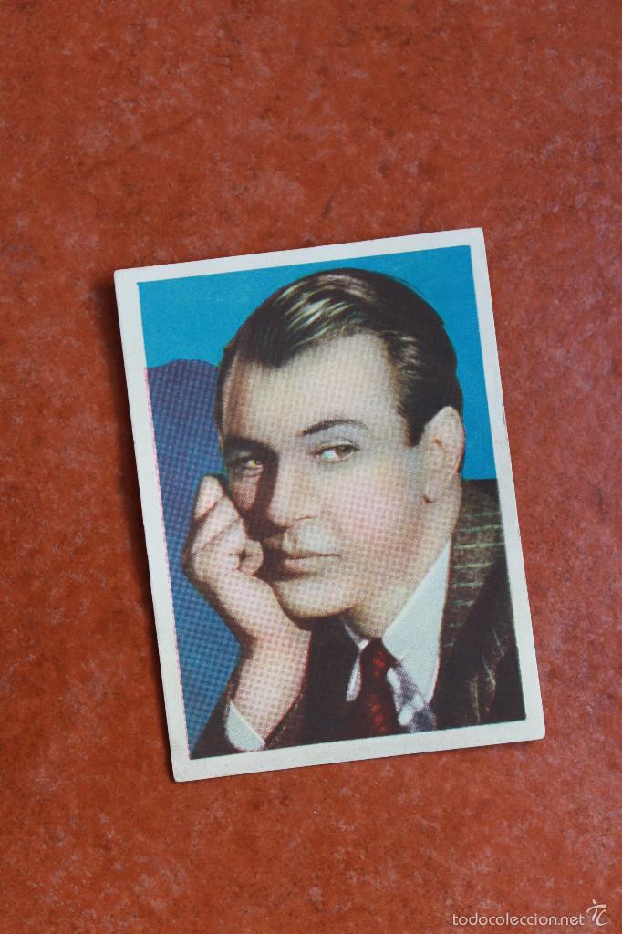 Cine: CROMOS CINEFOTO 7 X 10 CMS: GARY COOPER; HOJA E-4-B- N&ordm; 1