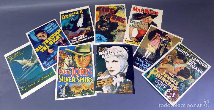 Cinema: 9 reproducciones carteles cine 1974 23 cm x 15 cm