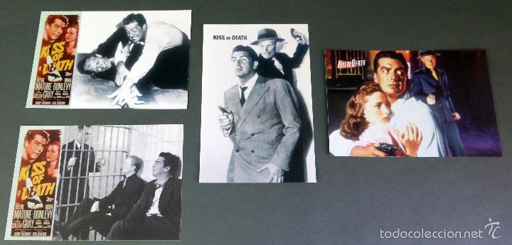 Cinema: 4 fotogramas fotocromos pel&iacute;cula Kiss of Death Beso de la muerte a&ntilde;os 90