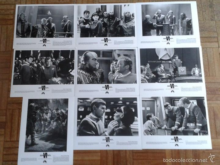 Cine: STAR TREK VI. 9 FOTOS. WILLIAM SHATNER, LEONARD NIMOY, CHRISTOPHER PLUMMER