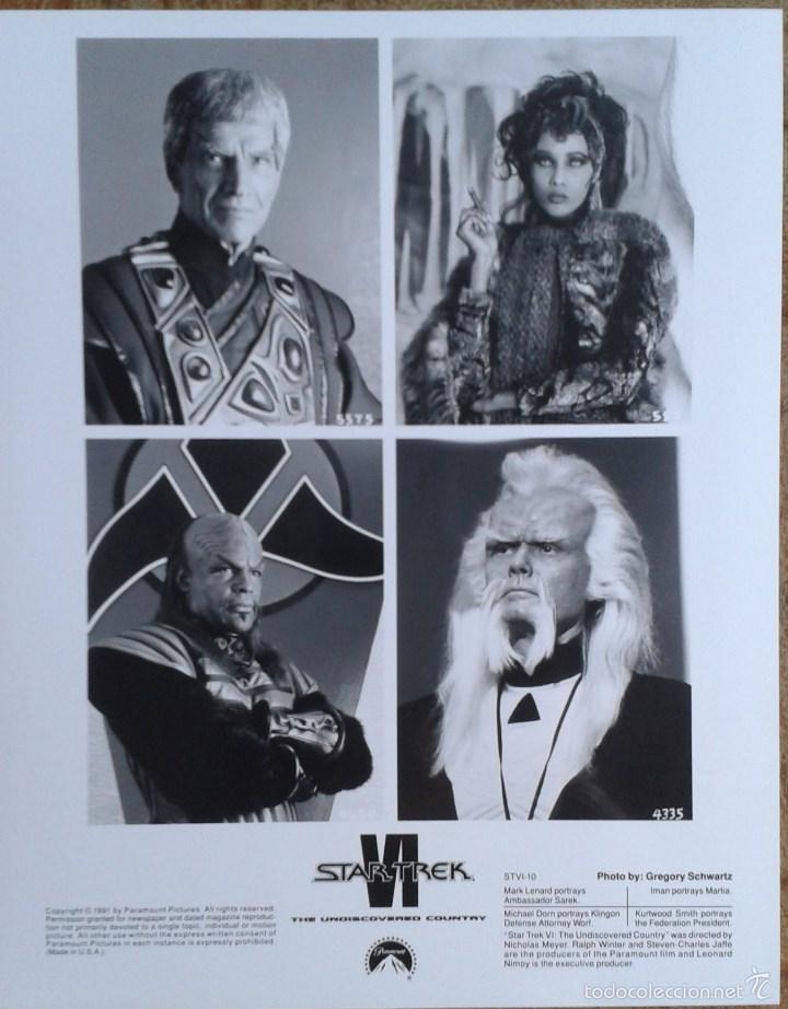 Cine: STAR TREK VI. MARK LENARD, IMAN, MICHAEL DORN, KUTWOOD SMITH