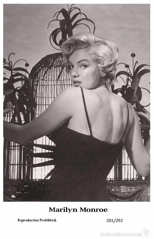 Cine: MARILYN MONROE - Film star Pin Up PHOTO POSTCARD- Publisher Swiftsure 2000 (201/292)