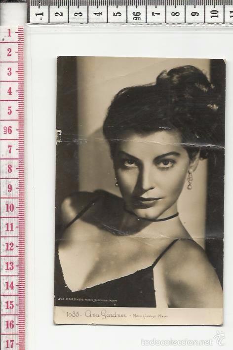 Cine: 21.48 TARJETA POSTAL, FOTOGRAF&Iacute;A, BLANCO Y NEGRO, ACTRIZ DE CINE, AVA GARDNER