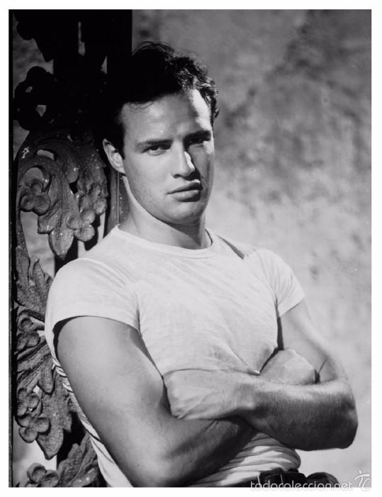 Cine: FOTO FICHA FILKASOL CINEMA  - MARLON BRANDO 20X26 CM.