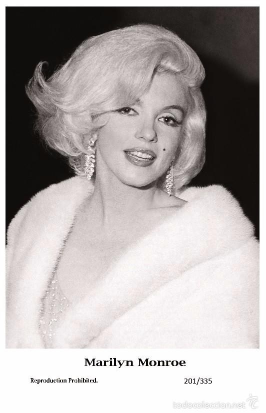 Cine: MARILYN MONROE - Film star Pin Up PHOTO POSTCARD- Publisher Swiftsure 2000 (201/335)