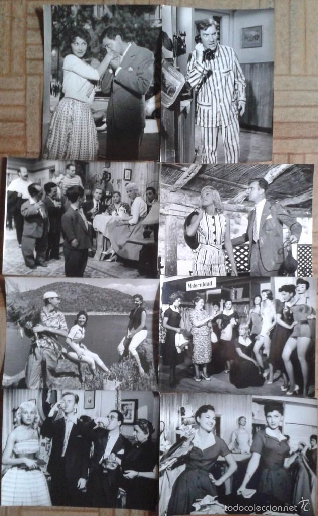 Cine: LAS MUCHACHAS DE AZUL. 16 FOTOS. FERNANDO FERN&Aacute;N-G&Oacute;MEZ, ANAL&Iacute;A GAD&Eacute;, LICIA CALDER&Oacute;N, TONY LEBLANC