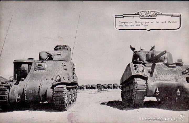 Cinema: C2-36 II GUERRA MUNDIAL -36 EE.UU. Foto-lamina Fotografias comprativas de los modelos de Tanque M-a