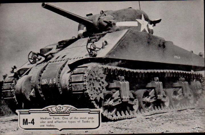 Cinema: C2-56 GUERRA MUNDIAL EE.UU. Foto-lamina - El tanque medio. Uno de los tipos m&aacute;s populares y efectivo