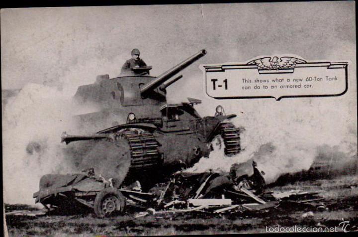 Cinema: C2-62 II GUERRA MUNDIAL EE.UU. Foto-lamina- Esto muestra lo que el nuevo tanque de 60 toneladas pued