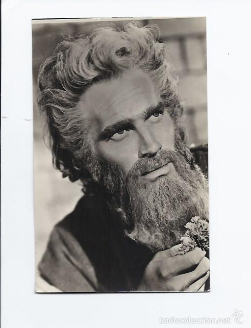 Cine: Postal actor de cine. Charlton Heston
