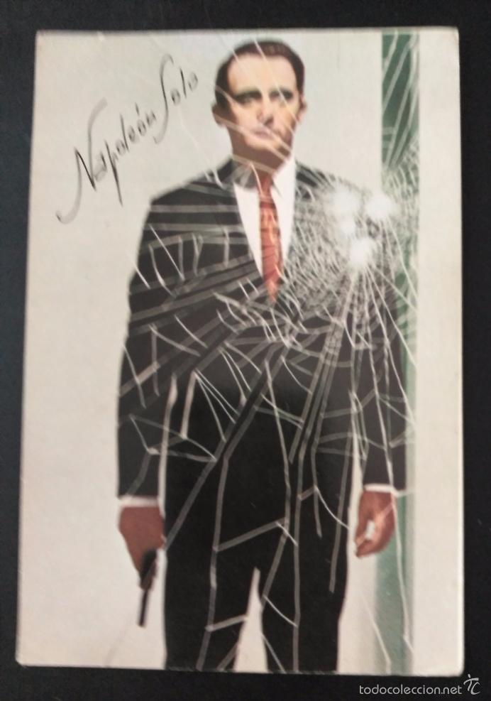 Cinema: OLD POSTCARD ROBERT VAUGHN NAPOLEON SOLO CIPOL