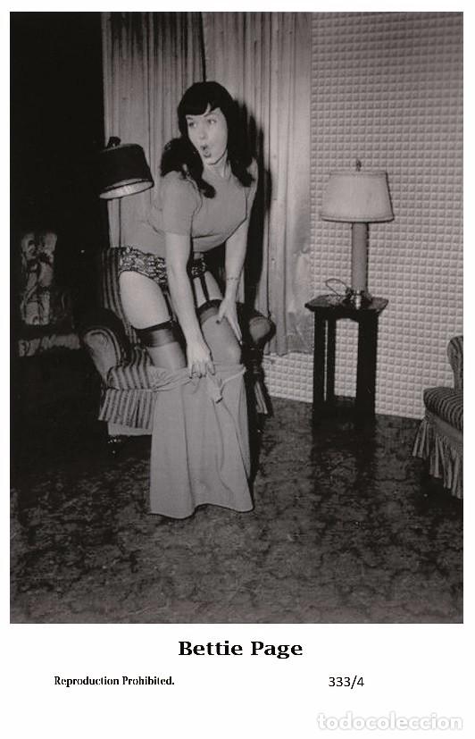 Cine: BETTIE PAGE - Film star Pin Up PHOTO POSTCARD- Publisher Swiftsure 2000 (333/4)