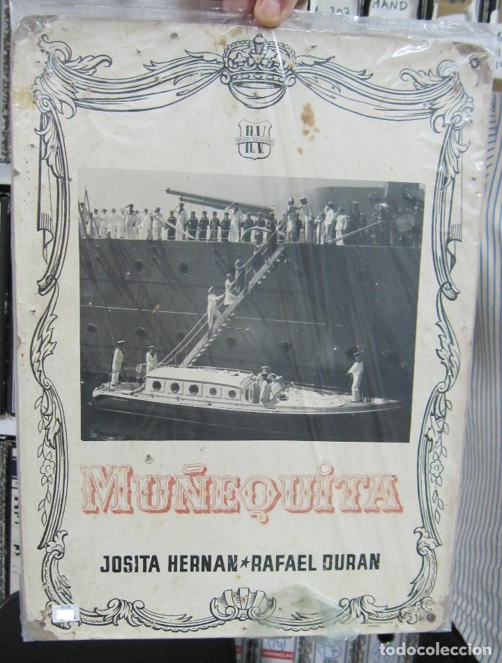 Kino: AFICHE DE CINE. CARTON. PELICULA MU&Ntilde;EQUITA. JOSITA HERNAN, RAFAEL DURAN. 40 X 29CM