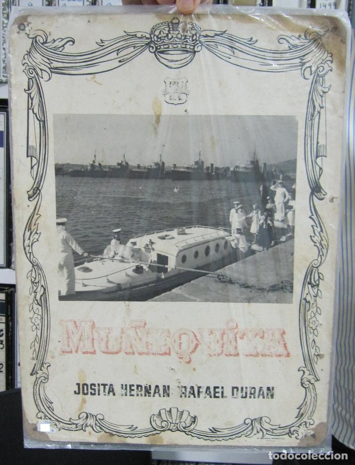 Kino: AFICHE DE CINE. CARTON. PELICULA MU&Ntilde;EQUITA. JOSITA HERNAN, RAFAEL DURAN. 40 X 29CM