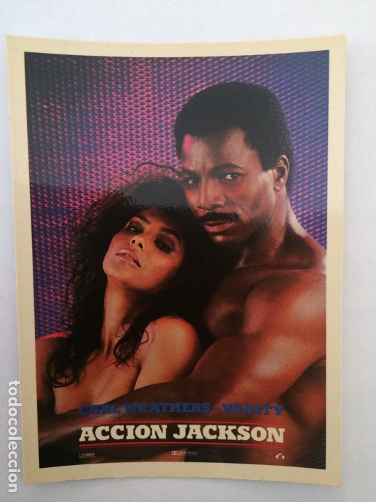 Cinema: Postal ACCI&Oacute;N JACKSON (Action Jackson) de Craig R. Baxley con Carl Weathers, Sharon Stone, Vanity
