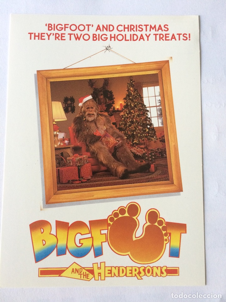 Cinema: Postal Bigfoot y los Henderson (Harry and the Hendersons) c/ John Litgow, Melinda Dillon, Don Ameche