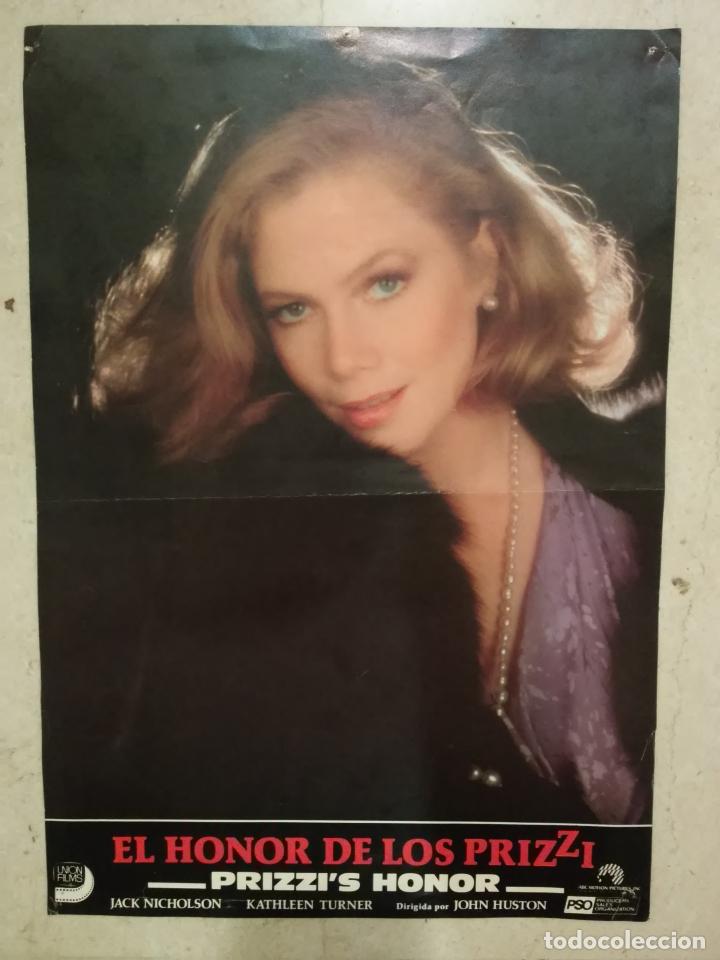 Cine: FOTOCROMO ORIGINAL 24*34 - EL HONOR DE LOS PRIZZI - KATHLEEN TURNER