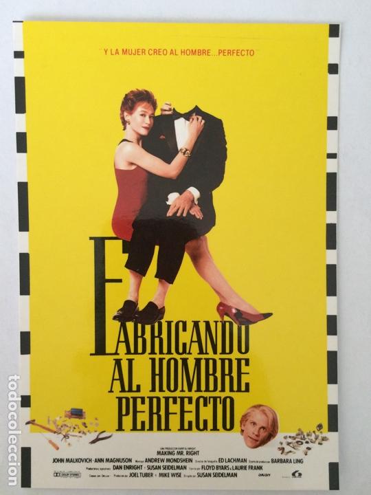 Cinema: Postal pel&iacute;cula FABRICANDO AL HOMBRE PERFECTO (Making Mr. Right) con John Malkovich, Ann Magnuson