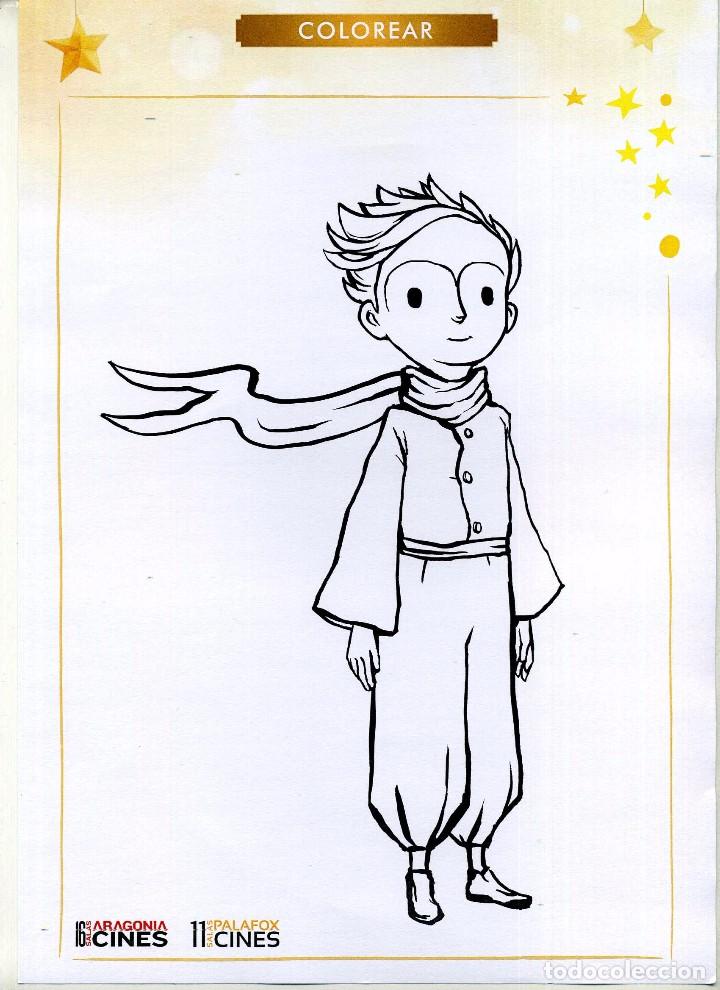 Cine: EL PRINCIPITO. Dibujos animados.  21 X 29,5 cms..