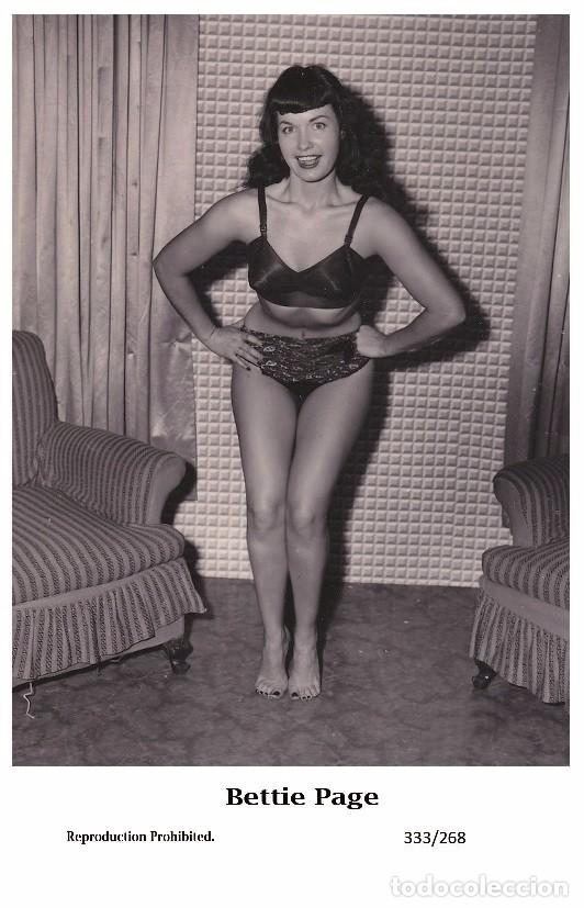 Cine: BETTIE PAGE - Film star Pin Up PHOTO POSTCARD- Publisher Swiftsure 2000 (333/268)