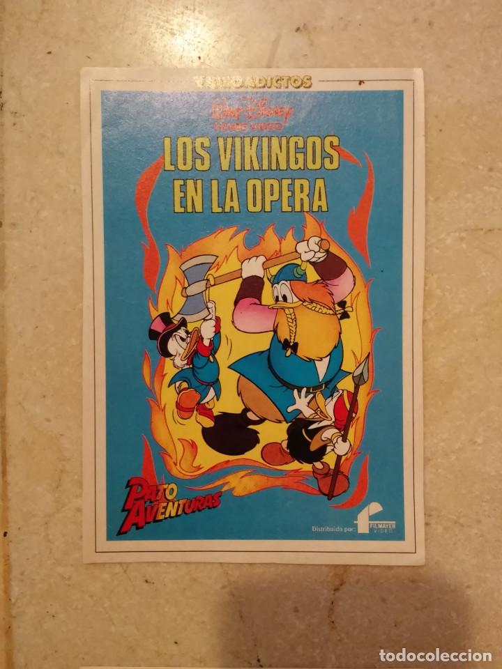 Cine: FICHA COLECCIONABLE 10*15 - LOS VIKINGOS EN LA OPERA - WALT DISNEY