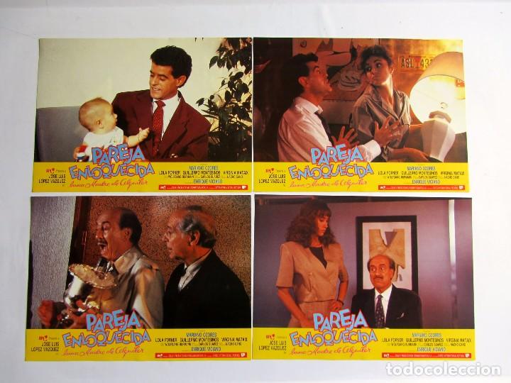 Cinema: PAREJA ENLOQUECIDA, LOTE DE 12 FOTOCROMOS NUEVOS.    J.LUIS LOPEZ VAZQUEZ,LOLA FORNER,