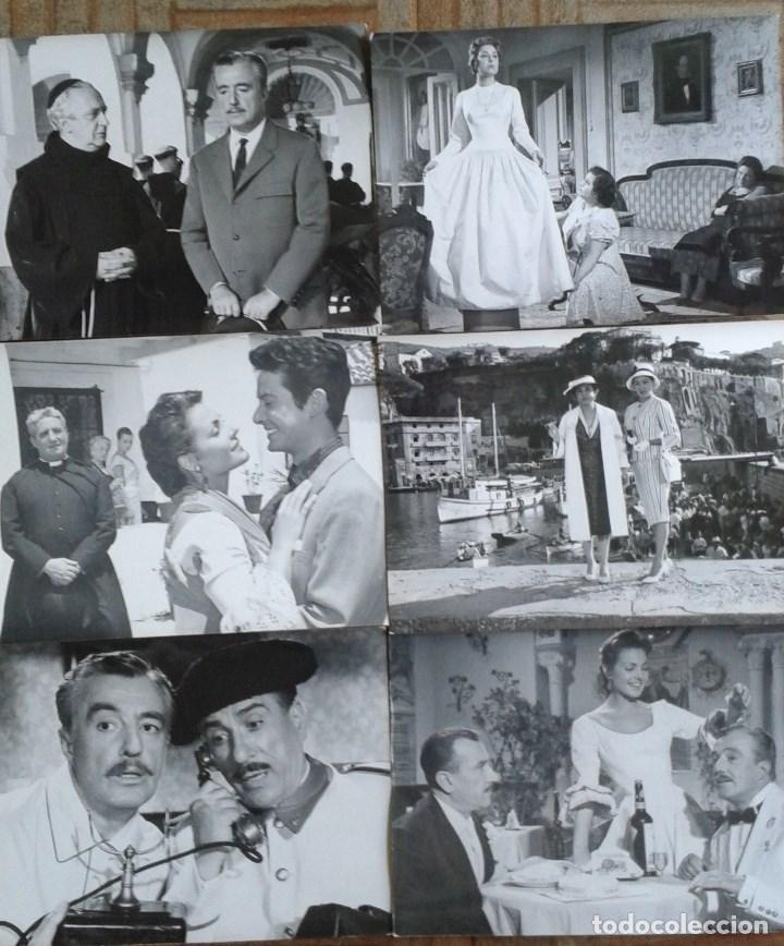 Cine: PAN, AMOR Y&hellip; ANDALUC&Iacute;A. 6 FOTOS 18X24. CARMEN SEVILLA, VITTORIO DE SICA, VICENTE PARRA