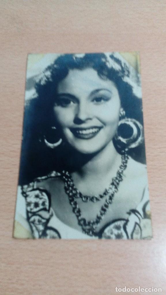 Cine: FOTO POSTAL PAQUITA RICO CIRCULADA A&Ntilde;OS 50 / ESTADO NORMAL