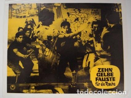 Cine: MAM-079 DAVID CHIANG 1972 CARTELERA DEL FILM -KUNG FU KILLERS- 29.50 X 24 CMS. FOTOCROMO 08.