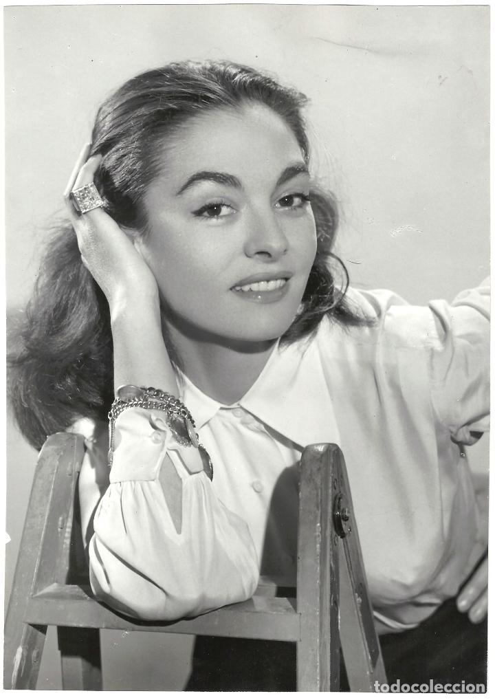 Cinema: F24257 SILVIA MORGAN FOTO ORIGINAL B/N ESPA&Ntilde;OLA FOTOGRAFO JULIO ORTAS