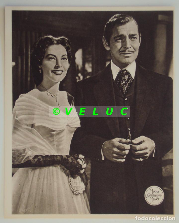 Cine: ESTRELLA DEL DESTINO: 12 FOTOS +TITULO+SOBRE. ESTRENO 1952. AVA GARDNER Y CLARK GABLE.