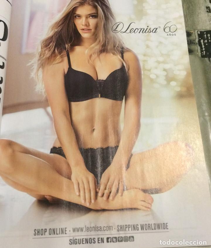 Cine: Publicidad en prensa de Leonisa, con la modelo y actriz Nina Agdal. Enmarcable.
