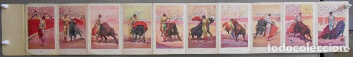 Kino: G7227 FIESTA BRAVA TOROS TAUROMAQUIA COLECCION 10 POSTALES
