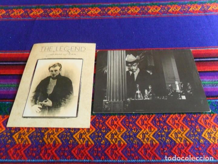 Cine: LOTE 2 POSTAL JAMES DEAN THE LEGEND ATHENA FOUNDATION Y POMEGRANATE, CALIFORNIA.