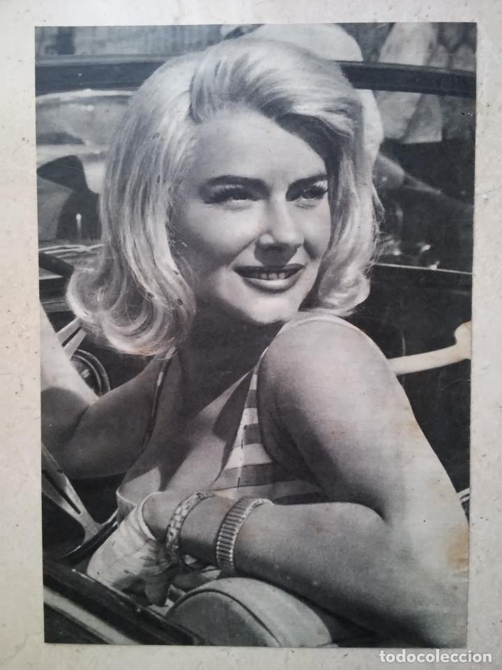 Cin&eacute;ma: ANTIGUO ANUNCIO ENCARTONADO -20*25- HOPE LANGE - VINTAGE