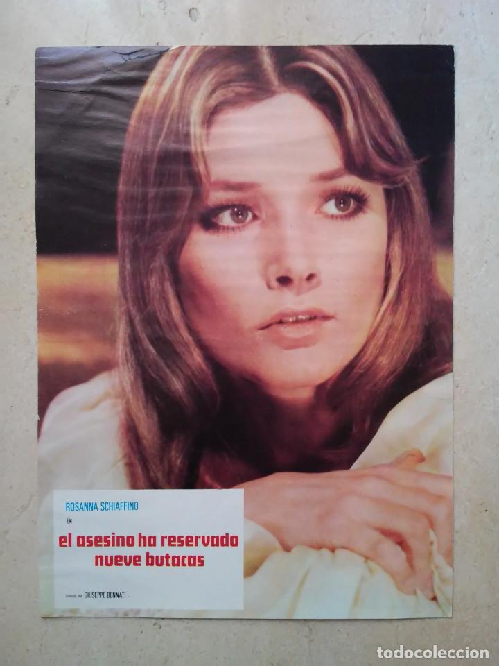 Cine: LAMINA ORIGINAL -A4- EL ASESINO HA RESERVADO NUEVO BUTACAS - GIALLO - ROSANNA SCHIAFFINO