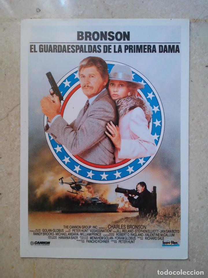Cine: IMPRES ORIGINAL -9*13 - EL GUARDAESPALDAS DE LA PRIMERA DAMA - CHARLES BRONSON