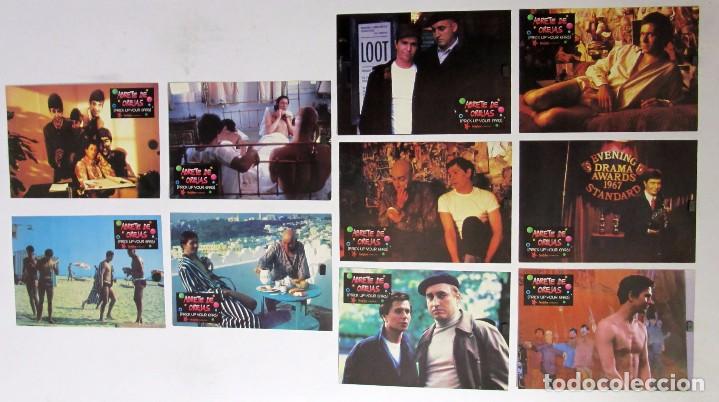 Kino: Prick Up your Ears  (&Aacute;brete de orejas) 1987  Gary Oldman  LOTE DE 10 FOTOCROMOS ORIGINALES  NUEVOS