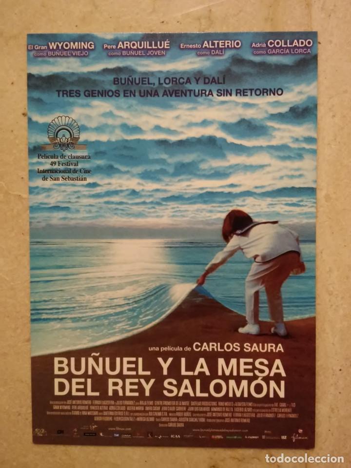 Kino: POSTAL -10*15- BU&Ntilde;UEL Y LA MESA DEL REY SALOMON - ALBUM - CINE ESPA&Ntilde;OL - CARLOS SAURA
