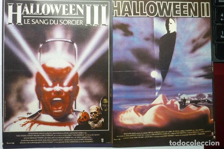 Cine: lote postales extranjeras halloween 2 y 3