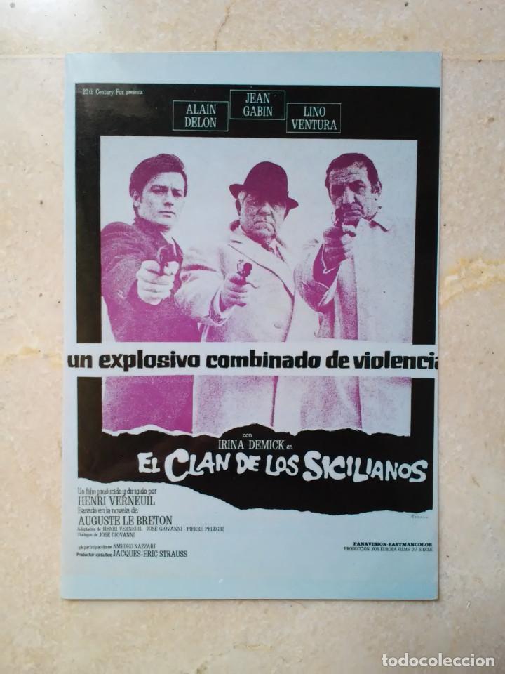 Cine: FOTO 10*15 - EL CLAN DE LOS SICILIANOS - ALAIN DELON - JEAN GABIN