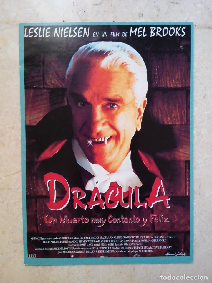 Cine: FICHA COLECCIONABLE -10*15- DRACULA - VAMPIROS - LESLIE NIELSEN - MEL BROOKS