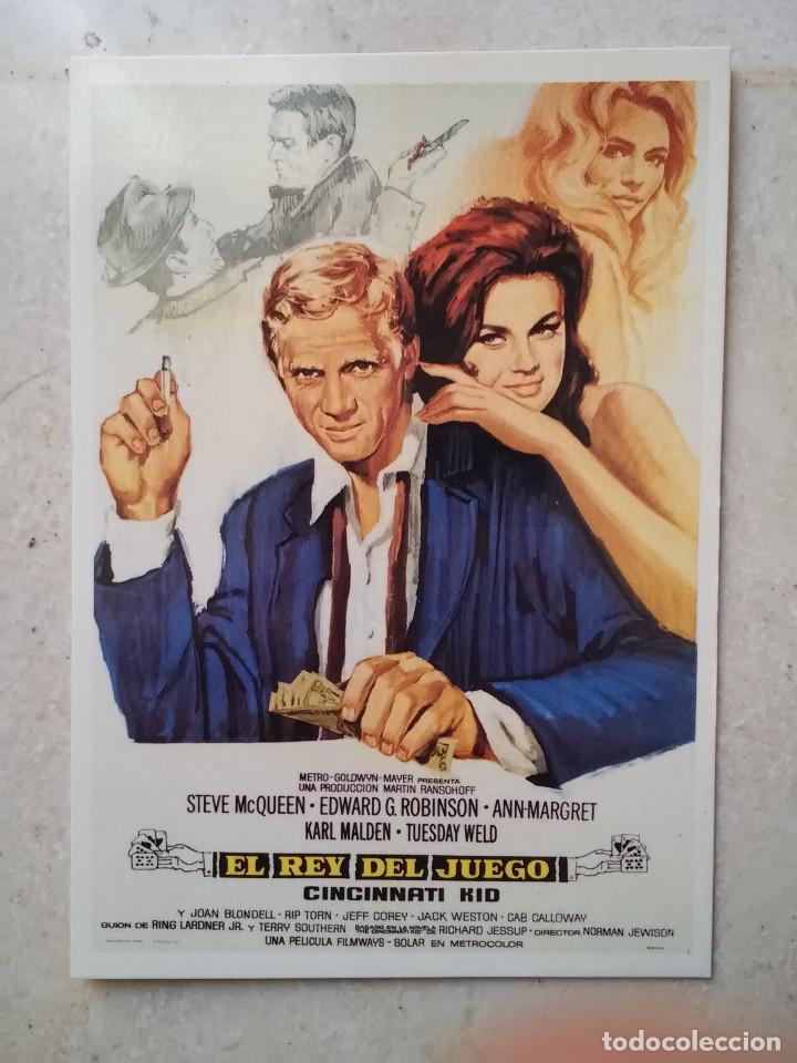 Cine: POSTAL -10*15 - EL REY DEL JUEGO - STEVE MCQUEEN - ANN MARGRET