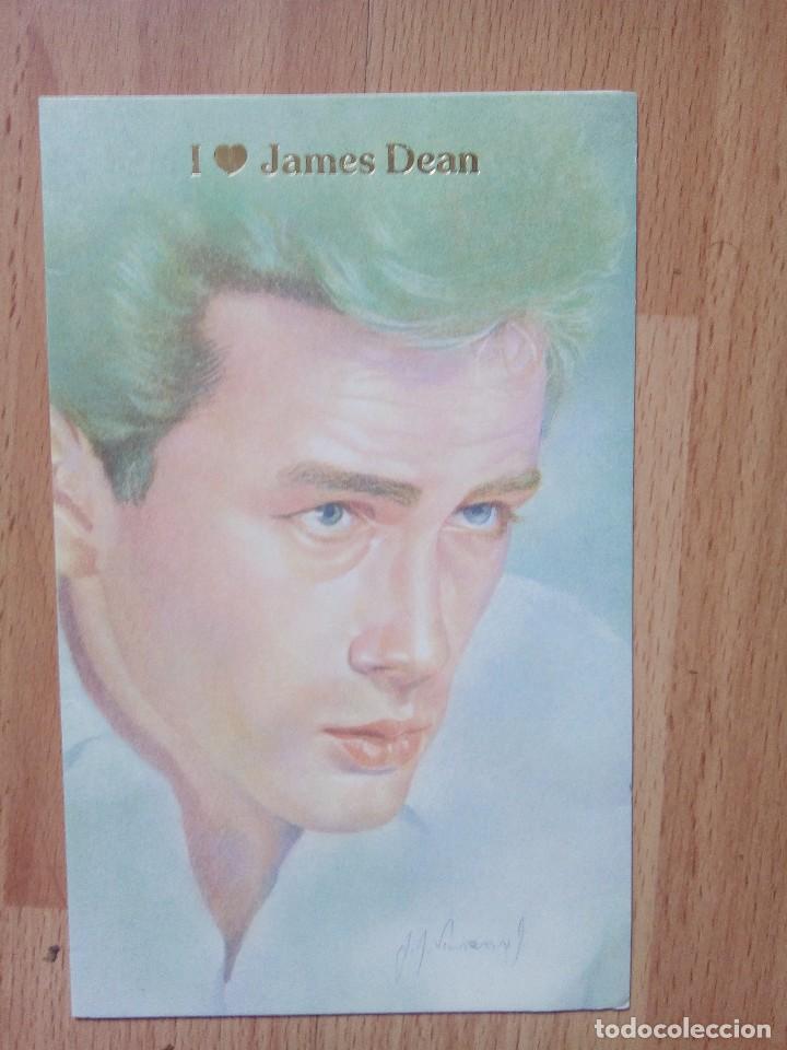 Cine: BONITA POSTAL DOBLE DE JAMES dean  en rebelde sin causa