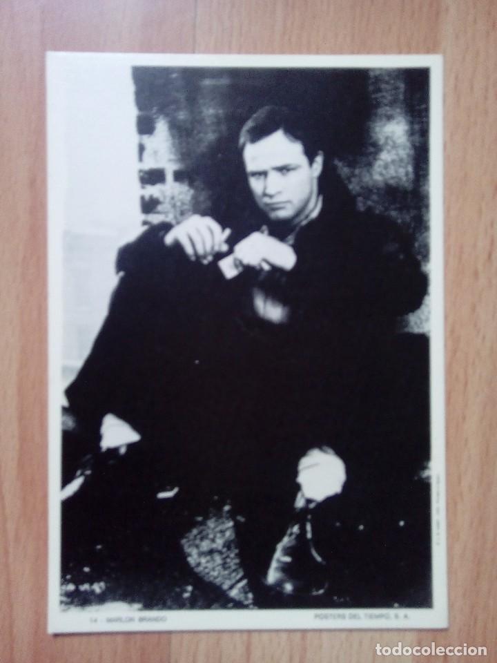 Cine: BONITA FOTO DE MARLON BRANDO N&ordm;14 COLECCION POSTERS DEL TIEMPO
