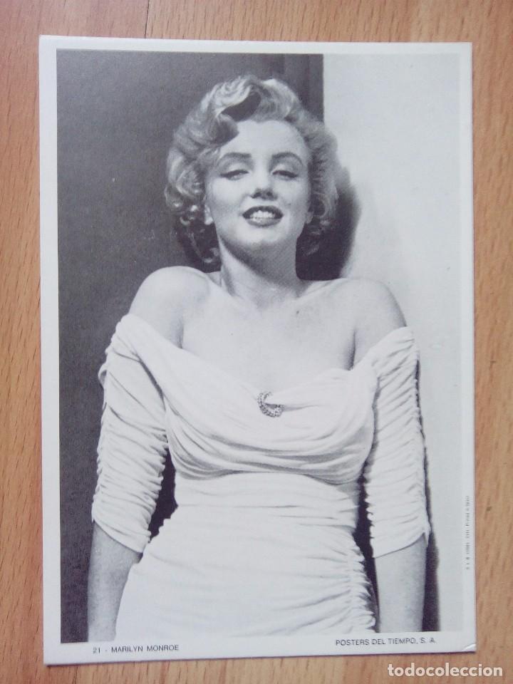 Cine: BONITA FOTO DE MARILYN MONROE N&ordm; 21 COLECCION POSTERS DEL TIEMPO